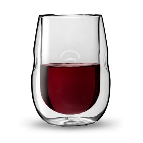 Moderna Artisan Series Double Wall Insulated Wine Glasses
