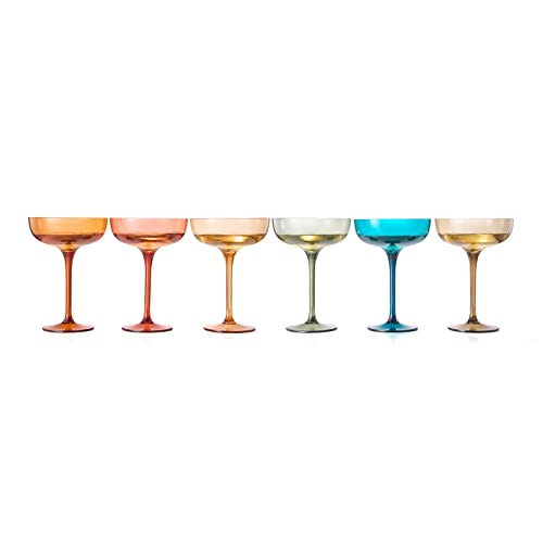 Plastic Acrylic Shatterproof Martini (6 Count)