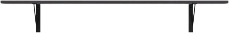 DINZI LVJ Long Wall Shelves, 47.3Inch Wall Mounted Shelves Set of 2, Extra Large Wall Storage Ledges with Sturdy Metal Brackets for Living Room, Bathroom, Bedroom, Kitchen, Espresso