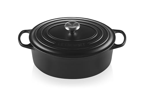 Enameled Cast Iron Oval Dutch Oven