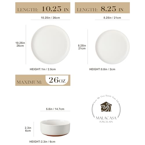 Plates and Bowls Sets (12 Count)