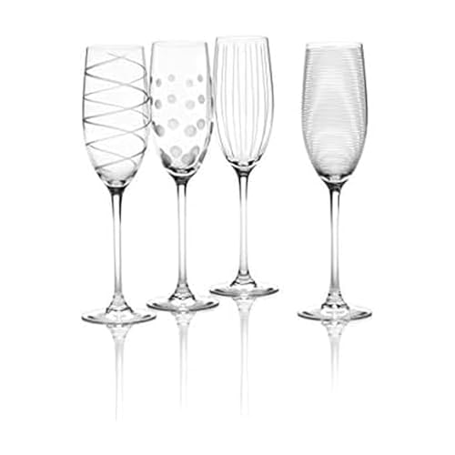 Crystal Cheers Champagne Flutes (4 Count)