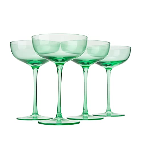 Green Colored Martini