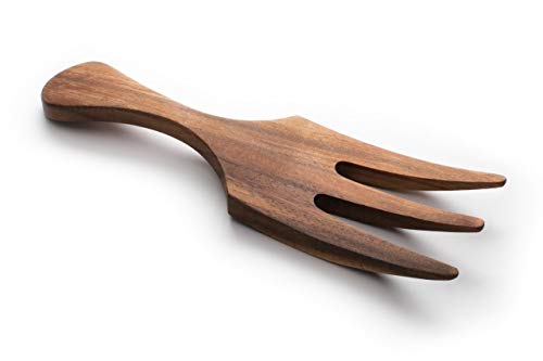 Acacia Wood Salad Utensil Set (10" Large Farmhouse Salad Utensil Set)