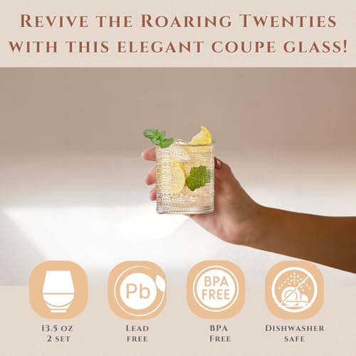 Hobnail Beaded Highball Drinking Tumbler Glasses