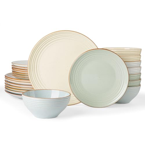 Jupiter Dinnerware Sets (Multicolor / 24)