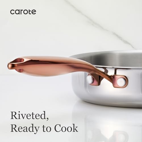 10" Tri Ply Stainless Steel Frying Pan