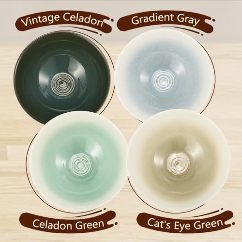 40oz Ceramic Japanese Ramen Bowls Set of 4 (Simple Style)