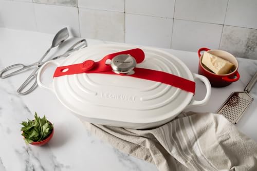 Enameled Cast Iron Oval Casserole with Lid