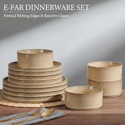 Stoneware Dinnerware Sets for 2