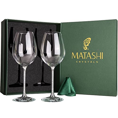 Crystal Wine Glasses Set of 2 (2 Count)