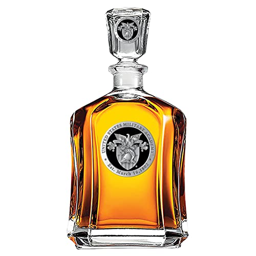 US Military Academy Crest West Point Capitol Decanter