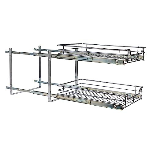 Chrome Plated Steel Dual (Dual Slide / 15" - Extended)