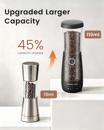 Electric Salt and Pepper Grinder Set
