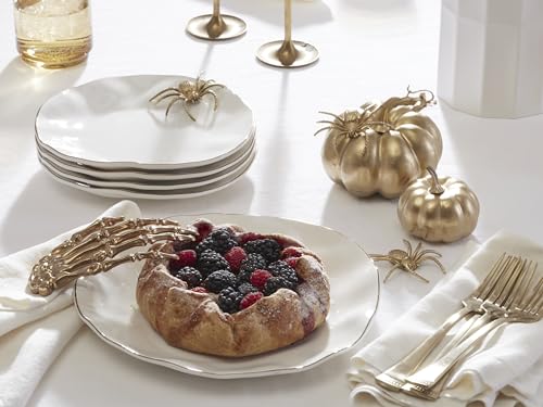 Blue Bay White Porcelain 12 (12-Piece Dinnerware Set, White)