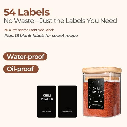 Spice Jars 4oz 16 Pack (4 fl oz x 16)