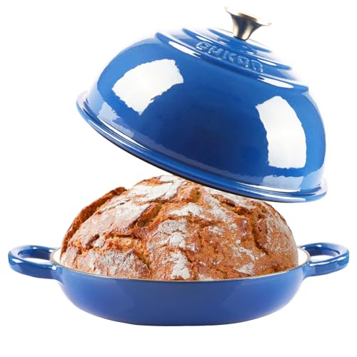 CUKOR 7QT Dutch Oven Pot With Lid (6QT / Blue)