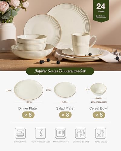 Jupiter Dinnerware Sets (24 Count)