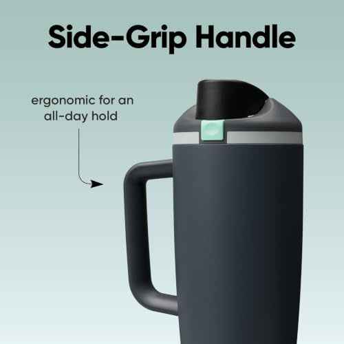 FreeSip Tumbler Stainless Steel Water Bottle 30 oz Foggy Tide (Foggy Tide / 30.1 Ounces)