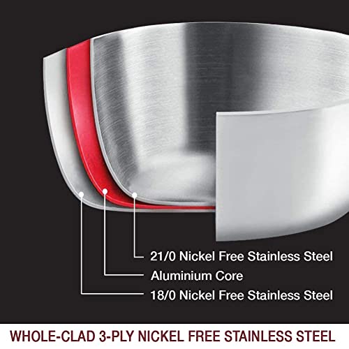 14 Piece Nickel Free Stainless Steel Cookware Set Whole
