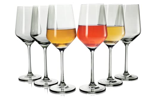 Colored Wine Glass Set (6 Count)