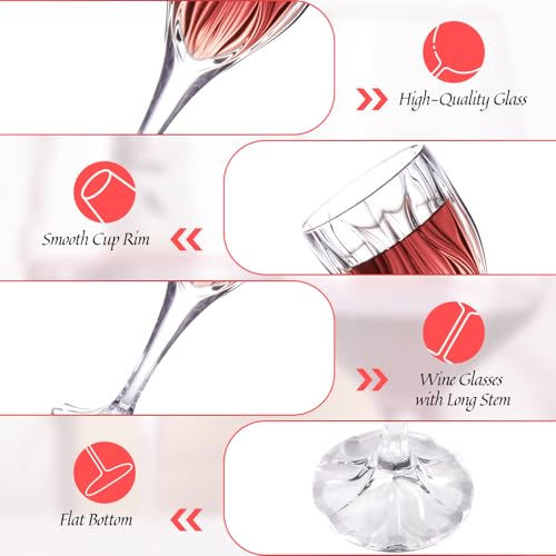 Crystal Red Wine Glasses Set of 2 (2 Count)