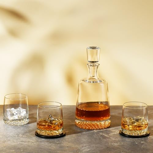 Whisky Set Decanter 32.1 oz & 6 × 10.1 oz Glasses
