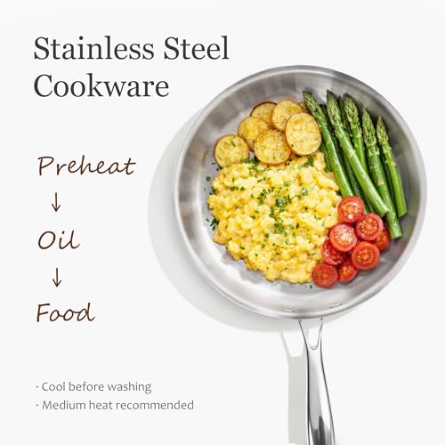 21pcs Tri Ply Stainless Steel Cookware Set