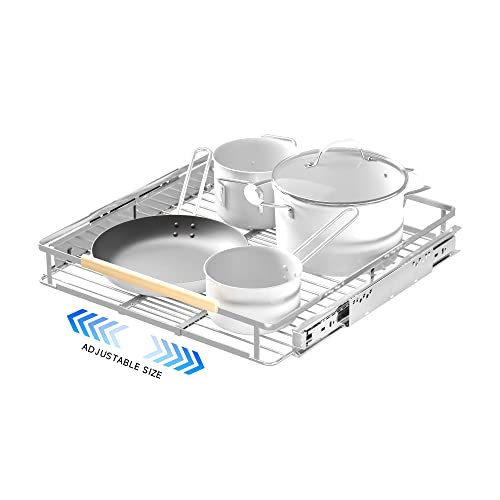 Pull Out Cabinet Organizer (1Pack / Medium- 17.1~28"W x 22.5"D)