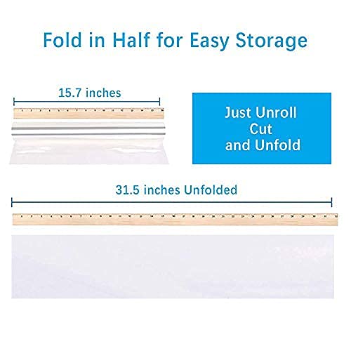 330ft Clear Cellophane Wrap Roll (866.25 Sq Ft)