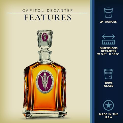 ASU Arizona State University Capitol Decanter