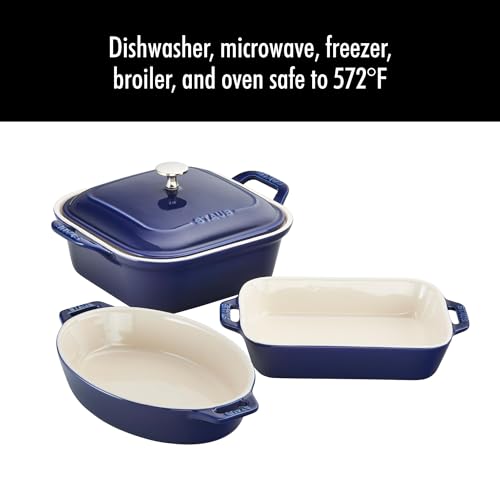 Ceramic 4 pc Baking Pans Set (4 Count)