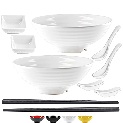 Noodle Bowls Set (2 Bowl Set / White)