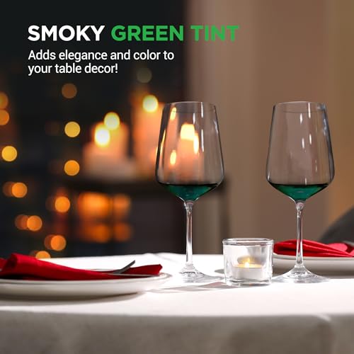 Stemmed Wine Glasses Set of 2