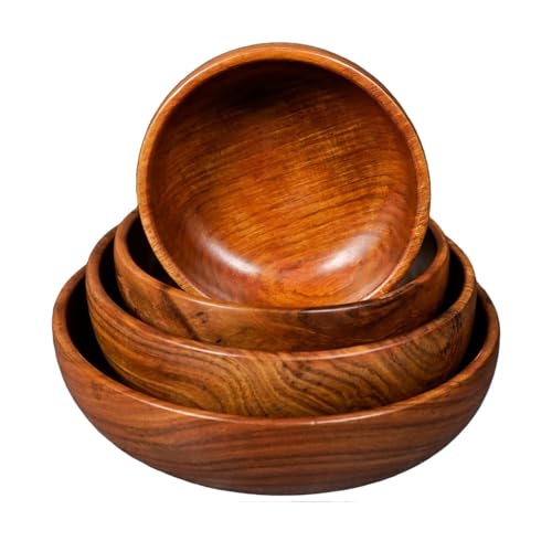 Wooden Salad Bowls Set