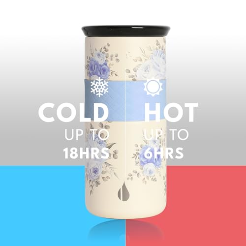 Artisan 16oz Triple (16 Ounces / Blue Blooms)
