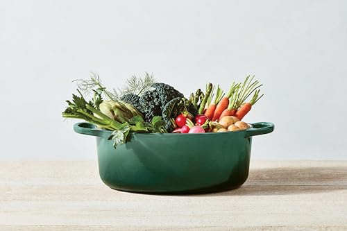 Enameled Cast Iron Oval Dutch Oven