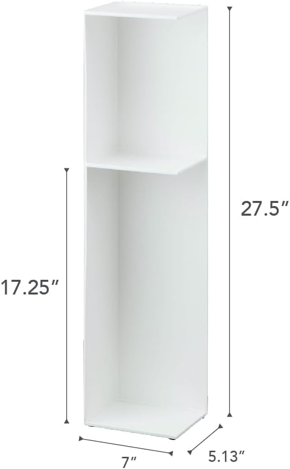 Yamazaki Home Tower Slim Bathroom Storage, Toilet Paper Stocker - Steel -