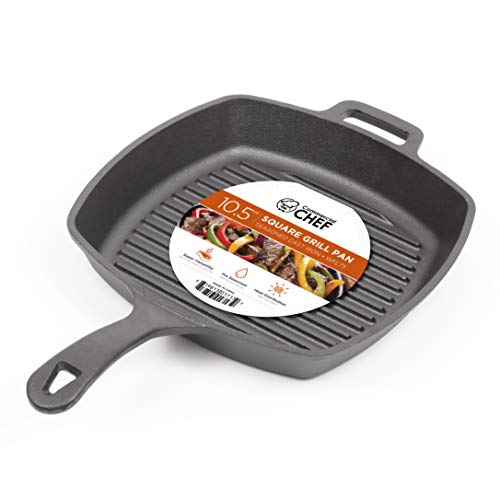 10.5 Inch Cast Iron Square Grill Pan (10.5" Square Grill Pan)