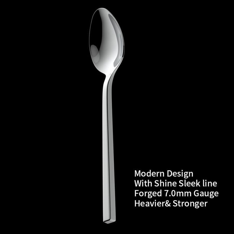 Cube 65 Piece Forged Stainless Steel Flatware Set Cutlery Set with Utensil (12 Count)