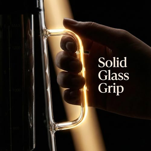 Airtight Cold Brew Coffee Maker Pitcher (Black / 48 Ounces)