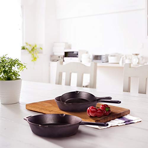Cast Iron Skillets Set (6"+8"+10")
