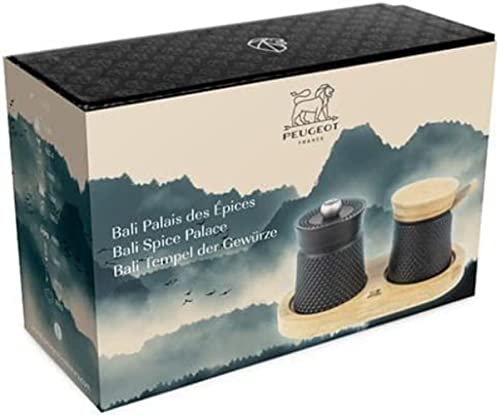 Bali Pepper Mill & Salt Cellar Set