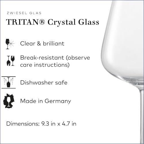 ZWIESEL GLAS Vervino Burgundy Red Wine Glass (6 Count)