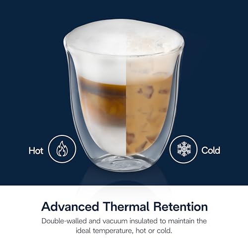 America 5513296661 Creamy Collection Double Walled Thermo Cappuccino Glasses (s/6 cappuccino glasses)
