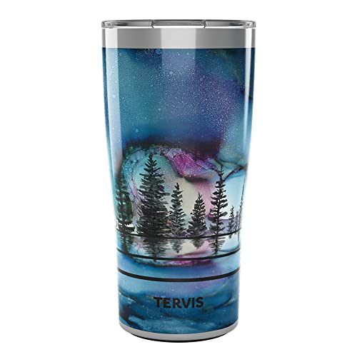 Traveler Inkreel The Heavens Triple Walled Insulated Tumbler Travel Cup Keeps Drinks Cold & Hot (Inkreel - The Heavens / 20oz Traveler with Slider Lid)