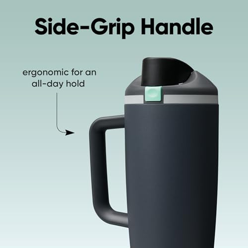 FreeSip Tumbler Stainless Steel Water Bottle 40 oz Foggy Tide (Foggy Tide / 40 Ounces)