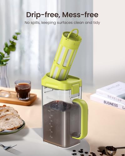Cold Brew Coffee Maker (Yellow / 40 oz)