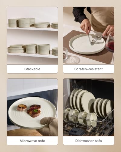 Stoneware Dinnerware Sets (12 Count)