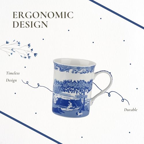 Spode Blue Italian Large Mugs